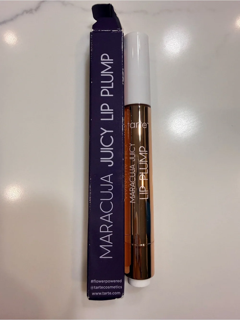 Tarte Maracuja Juicy Lip Plump — Peachy Beige Gloss